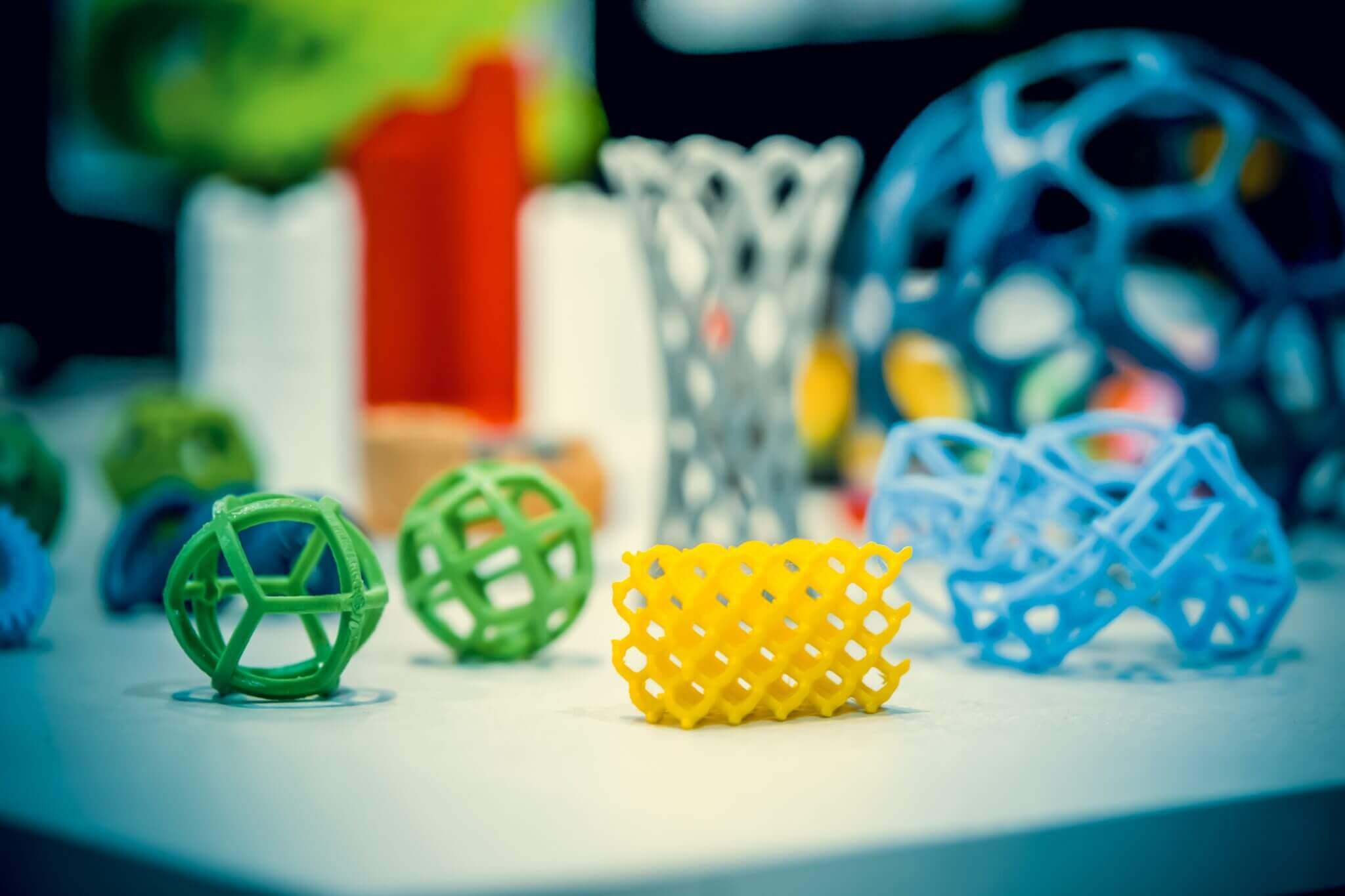 3D printed shapes